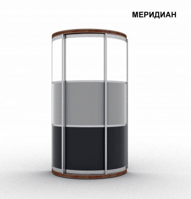 Радиусный шкаф-купе МЕРИДИАН стандарт &mdash; Аэлита