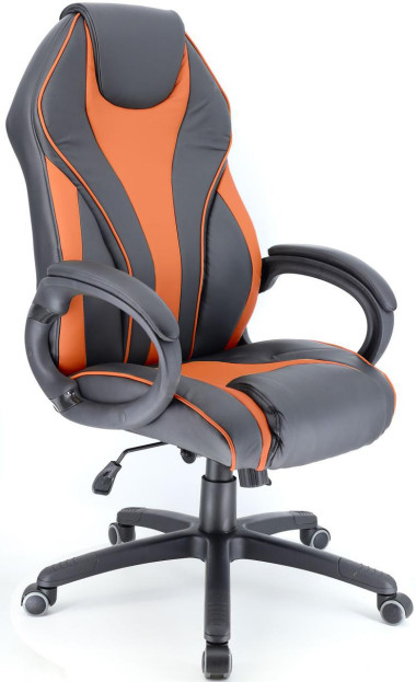 Кресло игровое Everprof Wing(Винг) Экокожа Оранжевый &mdash; Аэлита