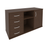 Тумба под оргтехнику сервисная 4 ящика Рива 1192х450х667
